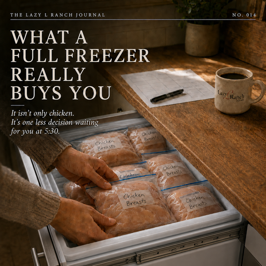 What a full freezer really buys you